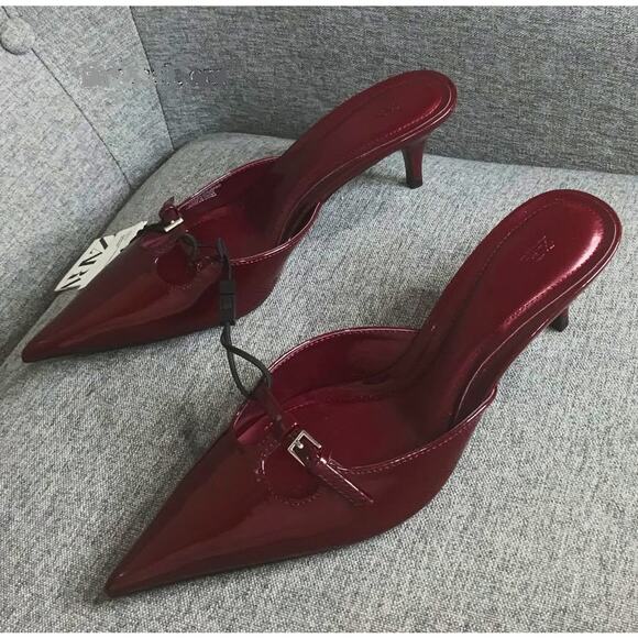 ZARA Pointed Toe Slip-Ons NWT - Picture 15 of 16